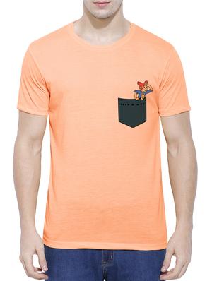 orange cotton blend character t-shirt - 15342262 - Standard Image - 1