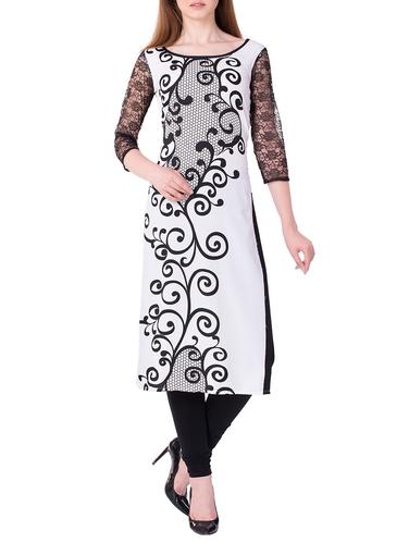 straight printed kurta - 15342300 - Very Small Image - 1