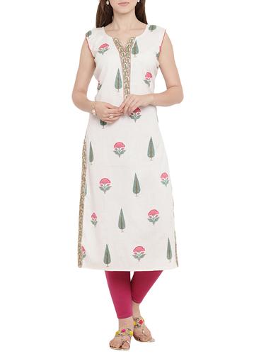 straight printed kurta - 15342529 - Very Small Image - 1