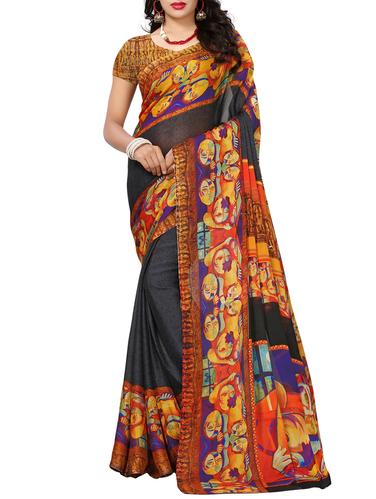 digital printed saree with blouse - 15342683 - Very Small Image - 1