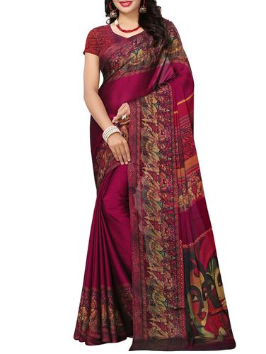 raslila inspired printed saree with blouse - 15342687 - Very Small Image - 1