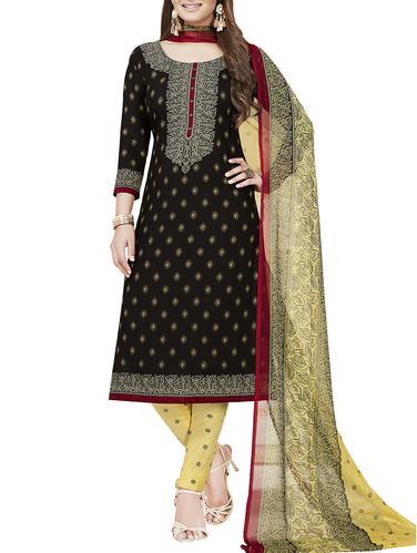 printed unstitched salwar suit - 15342731 - Very Small Image - 1