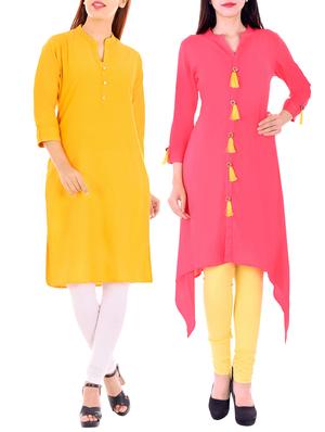 multi colored combos kurta - 15343319 - Standard Image - 1
