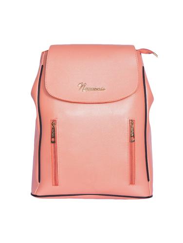 pink leatherette (pu) fashion backpack - 15343441 - Very Small Image - 1