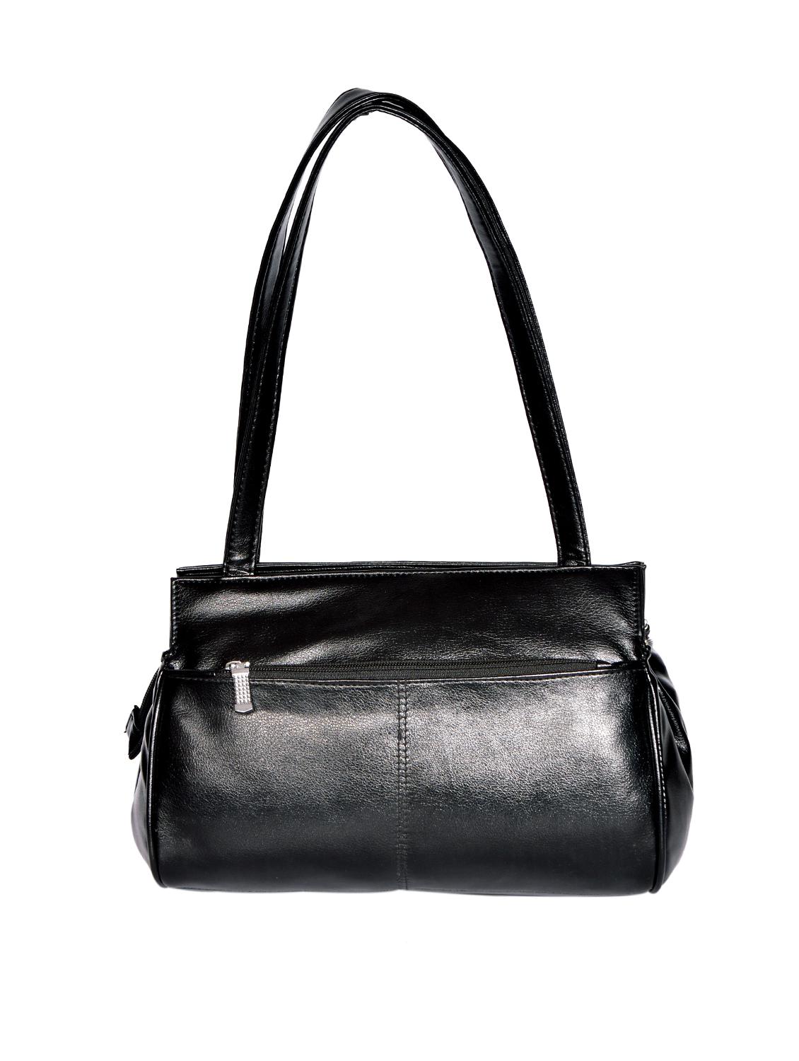 black leatherette (pu) regular handbag - 15343448 - Zoom Image - 1