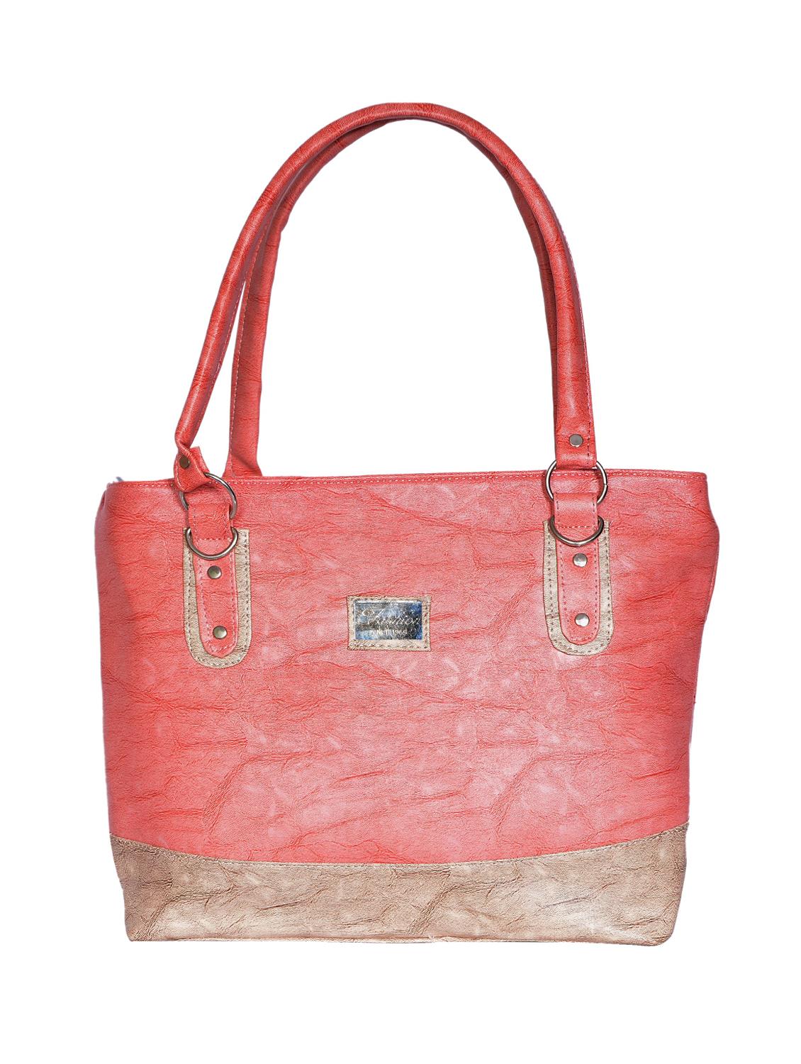 pink leatherette (pu) regular handbag - 15343450 - Zoom Image - 1