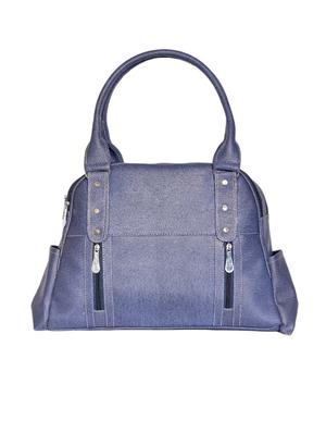 blue leatherette (pu) regular handbag - 15343457 - Standard Image - 1