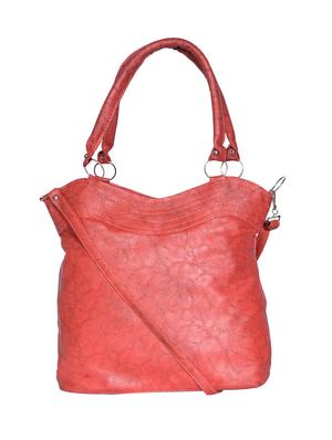 red leatherette (pu) regular handbag - 15343469 - Standard Image - 1