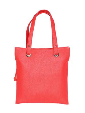 red leatherette (pu) regular tote - 15343479 - Standard Image - 1