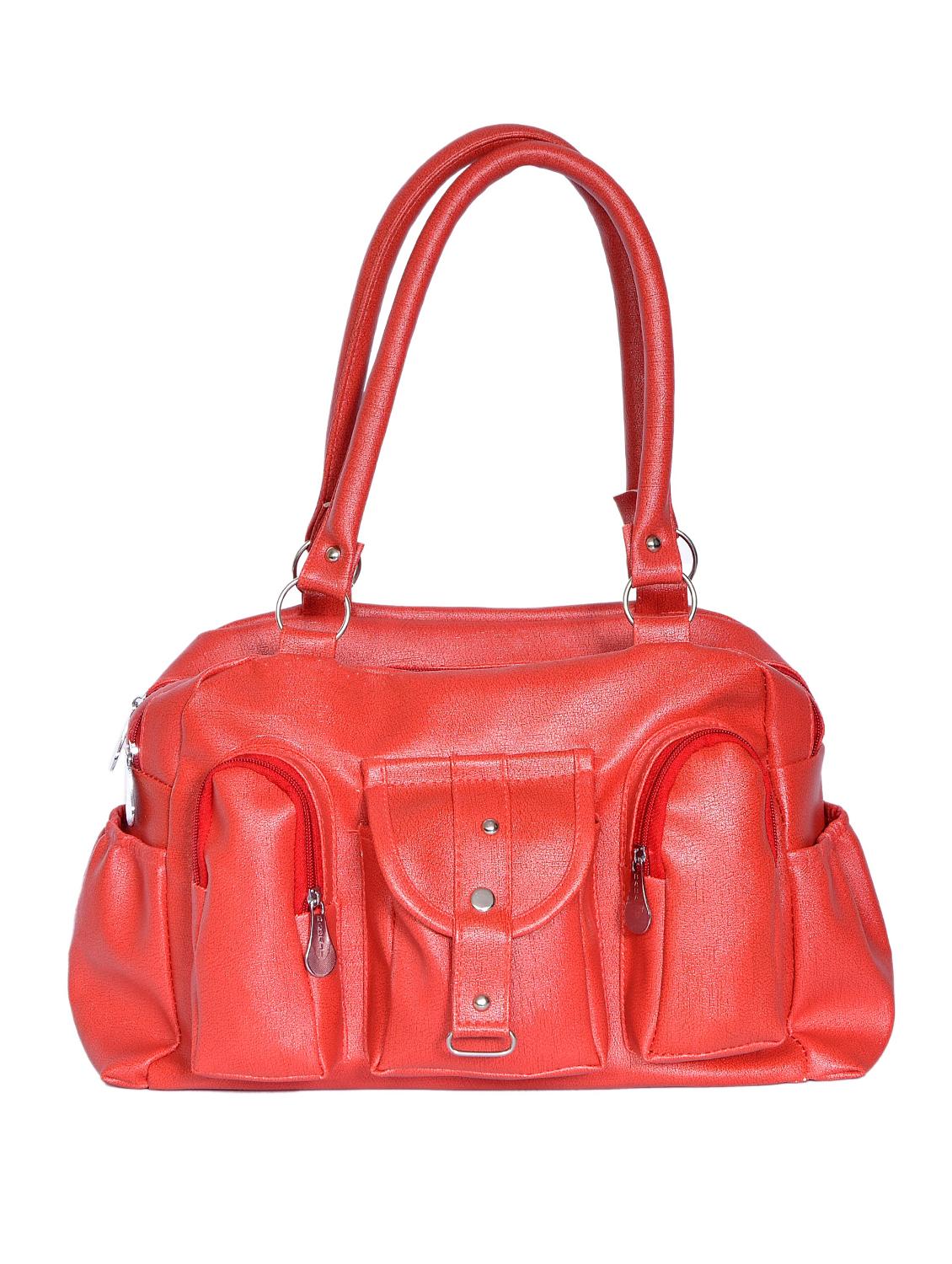 red leatherette (pu) regular handbag - 15343493 - Zoom Image - 1