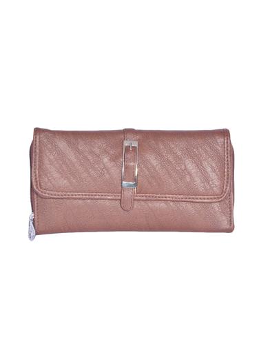 brown leatherette (pu) regular clutch - 15343516 - Very Small Image - 1