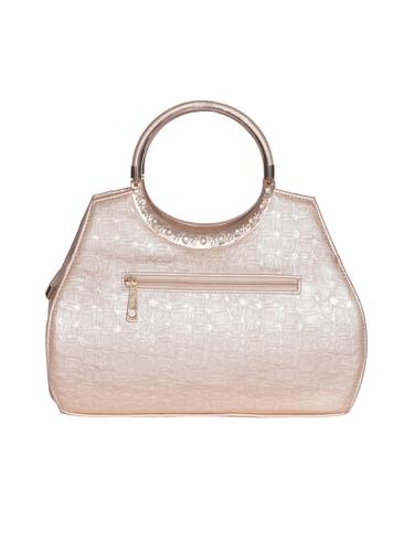 gold leatherette (pu) regular handbag - 15343524 - Very Small Image - 1