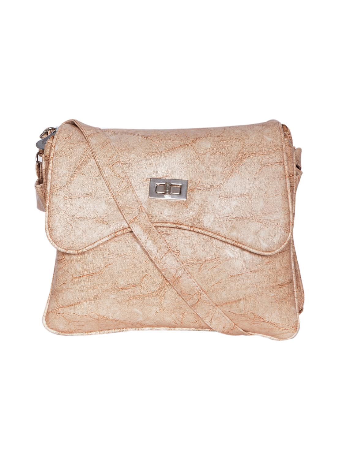 cream leatherette (pu) regular sling bag - 15343603 - Zoom Image - 1