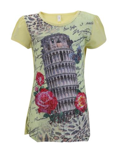 yellow polyester top - 15343647 - Very Small Image - 1
