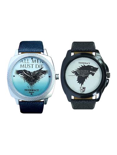 Tesseract Game Of Thrones Dial Men's & Boy's Analogue Watches (UBLGT003+UBWGT033) - 15343907 - Very Small Image - 1