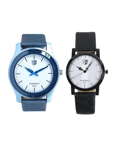 Tesseract White Dial Men's Analogue Watches (SBLW009+SBOFW045) - 15344012 - Very Small Image - 1