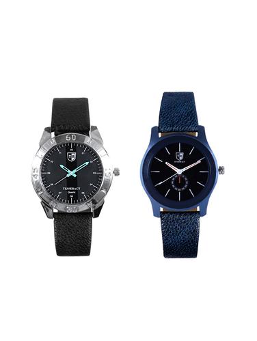 Tesseract Black Dial & Black Dial Men's Analogue Watches (SBGB021+SBLB063) - 15344192 - Very Small Image - 1