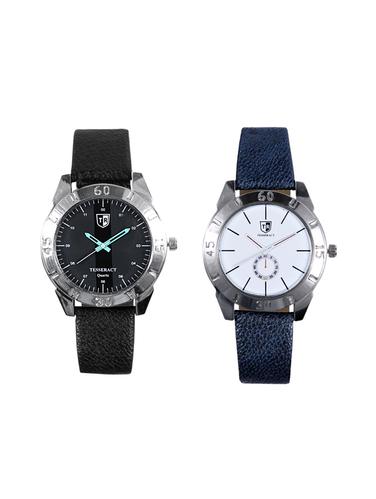 Tesseract Black Dial Men's Analogue Watches (SBGB021+SBLW073) - 15344197 - Very Small Image - 1