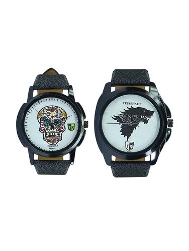 Tesseract Skull Face Dial & Game Of Thrones Dial Men's Watches (UBCFS023+UBWGT033) - 15344202 - Very Small Image - 1