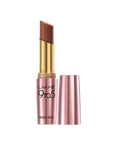 Lakme 9 to 5 Primer plus Matte Lip Color (Choco Break) - 15344281 - Very Small Image - 1