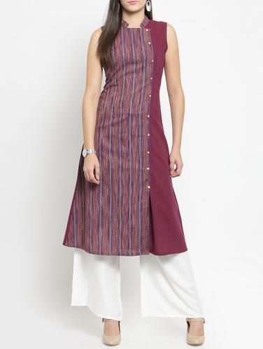 a-line stripes kurta - 15344537 - Very Small Image - 1