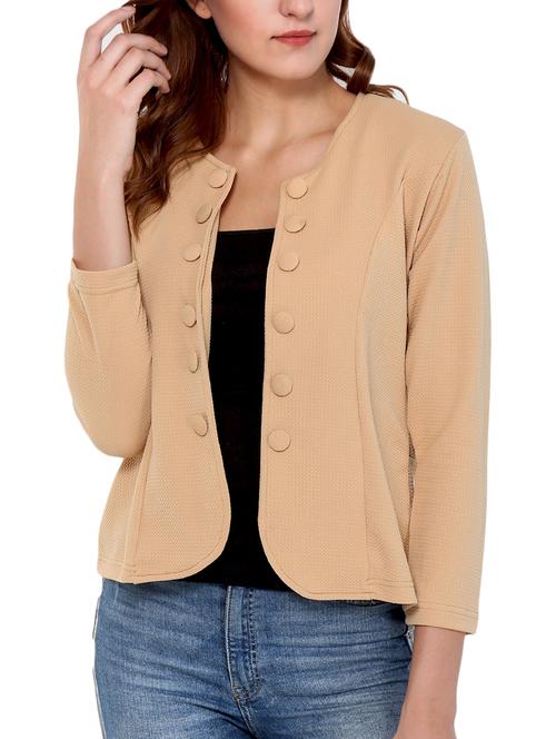 button detail summer jacket - 15345131 - Very Small Image - 1