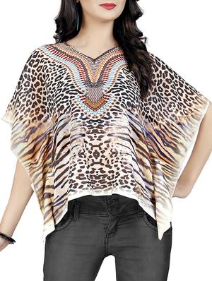 Animal print kaftan - 15345136 - Standard Image - 1