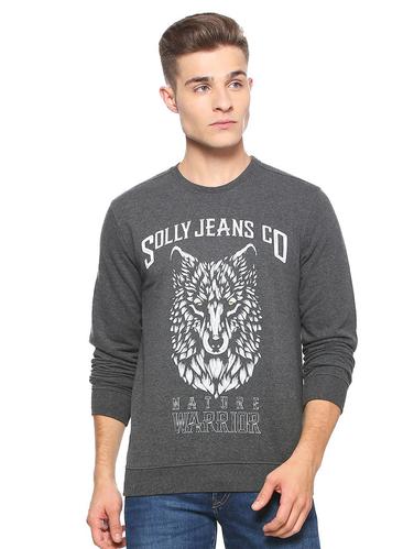 grey polyester sweatshirt - 15345188 - Very Small Image - 1