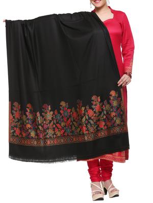floral embroidered shawl - 15345227 - Standard Image - 1