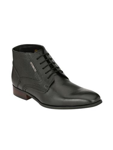 black Leather lace-up derby - 15345234 - Very Small Image - 1
