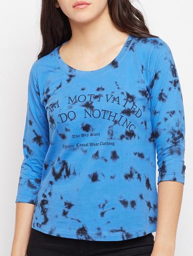 tie and dye slogan tee - 15345252 - Very Small Image - 1