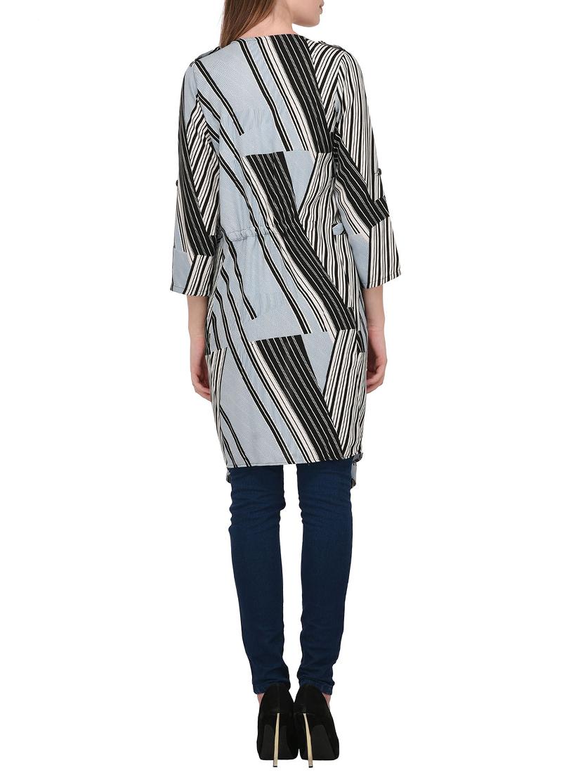 striped drape shrug - 15345357 - Zoom Image - 3