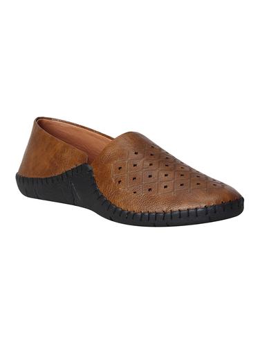 tan leatherette casual slip on - 15345444 - Very Small Image - 1