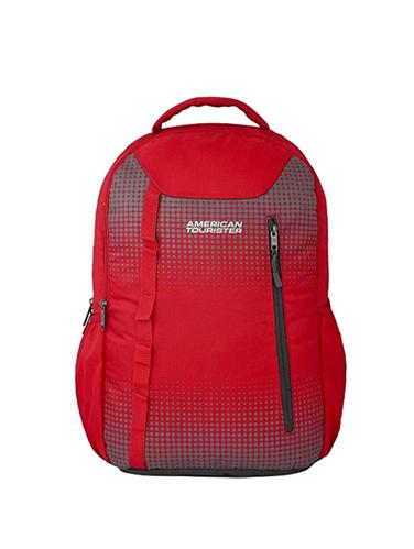 red polyester backpack - 15345531 - Very Small Image - 1