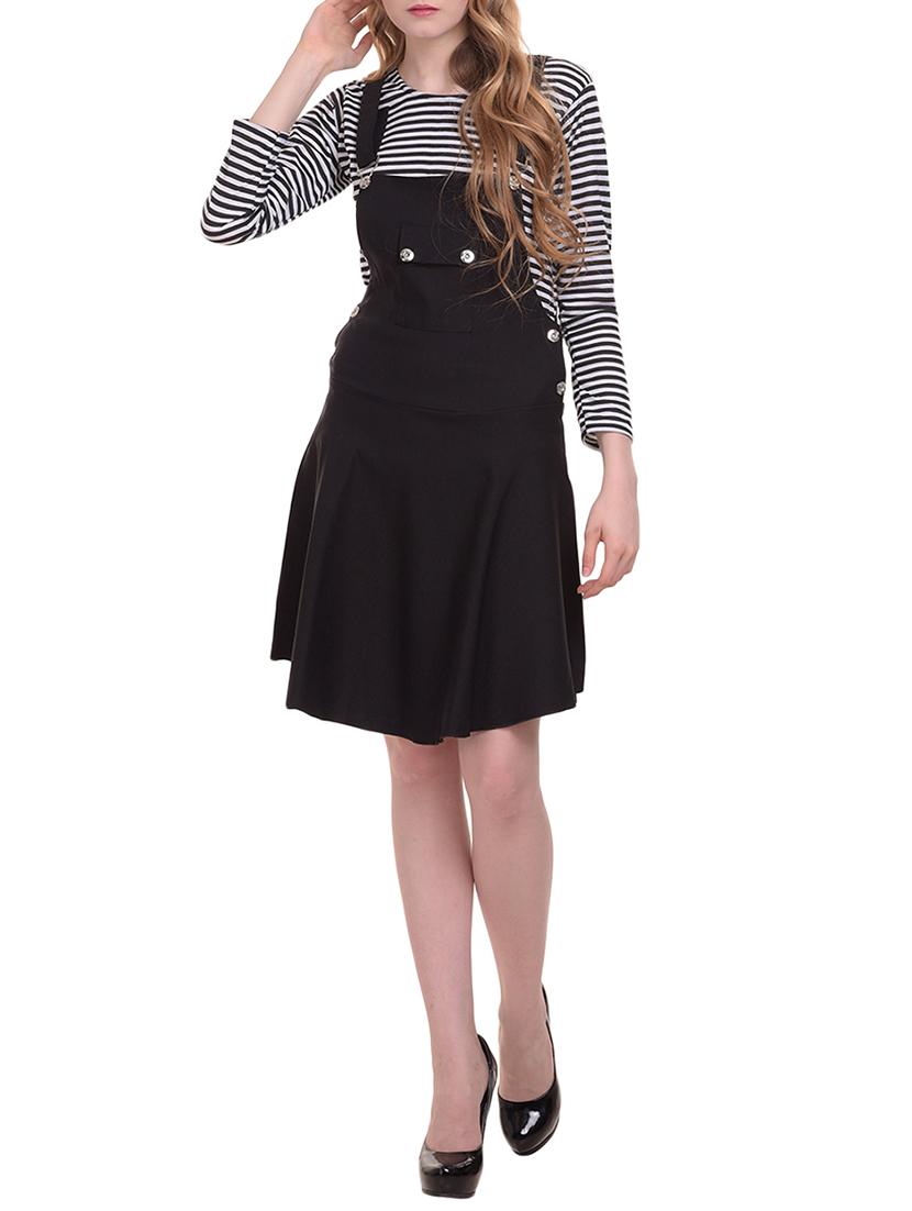 flared patch pocket dungaree dress - 15345554 - Zoom Image - 4