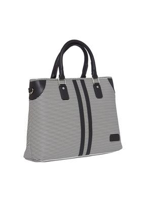 black leatherette (pu) laptop bag - 15345556 - Standard Image - 4