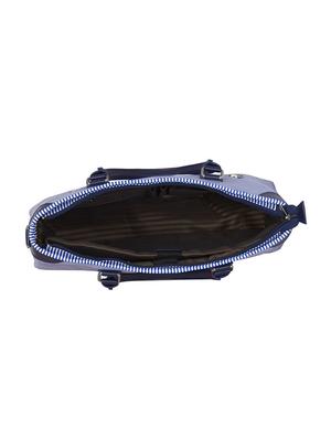 blue leatherette (pu) laptop bag - 15345557 - Standard Image - 3