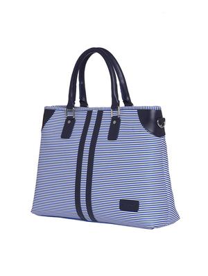 blue leatherette (pu) laptop bag - 15345557 - Standard Image - 4