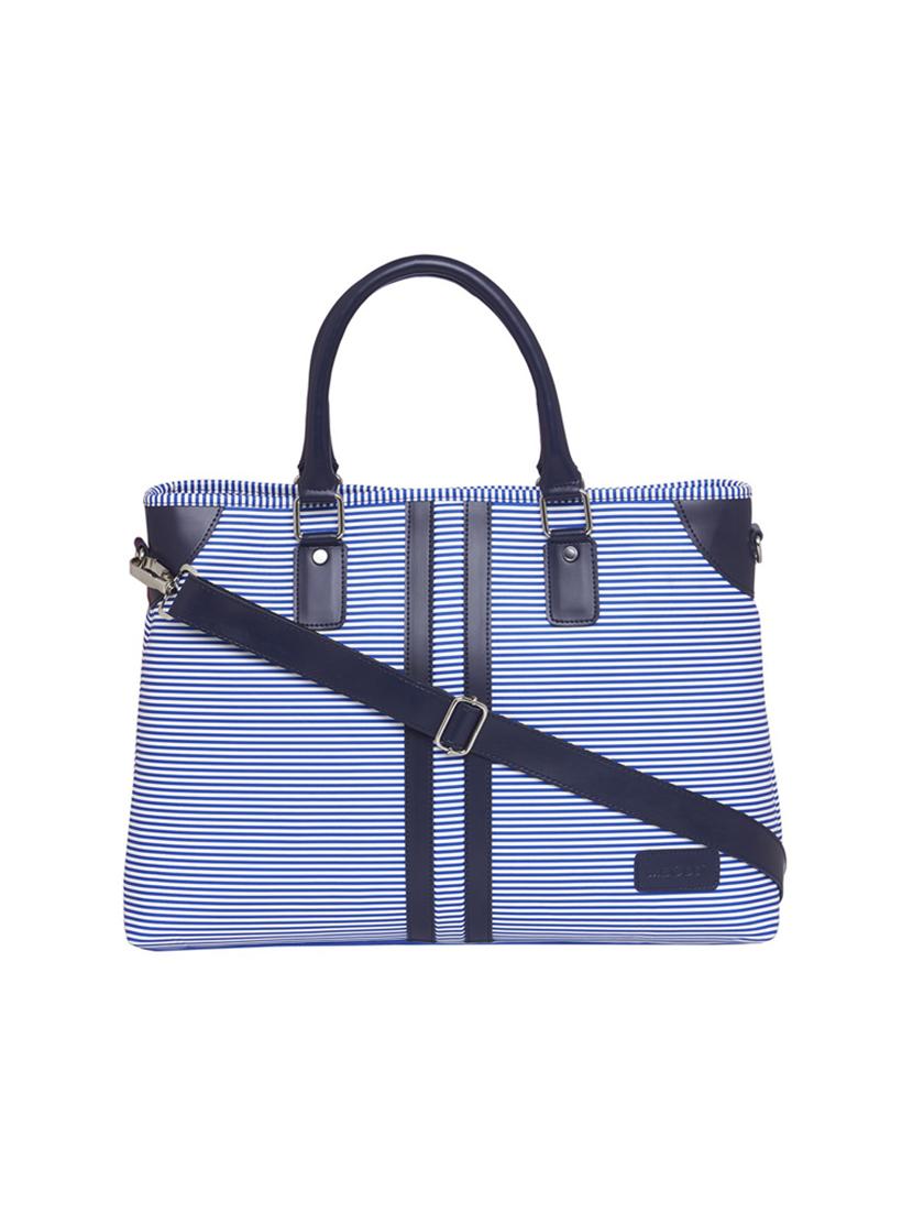blue leatherette (pu) laptop bag - 15345557 - Zoom Image - 1