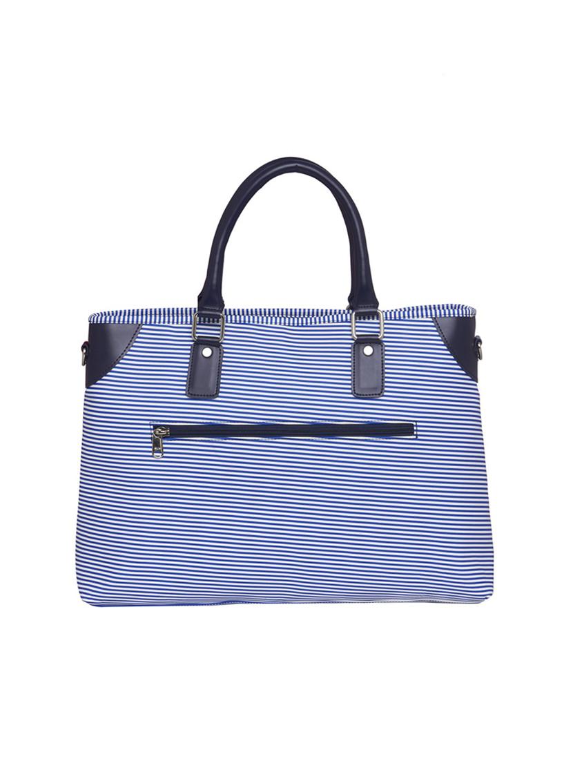 blue leatherette (pu) laptop bag - 15345557 - Zoom Image - 2