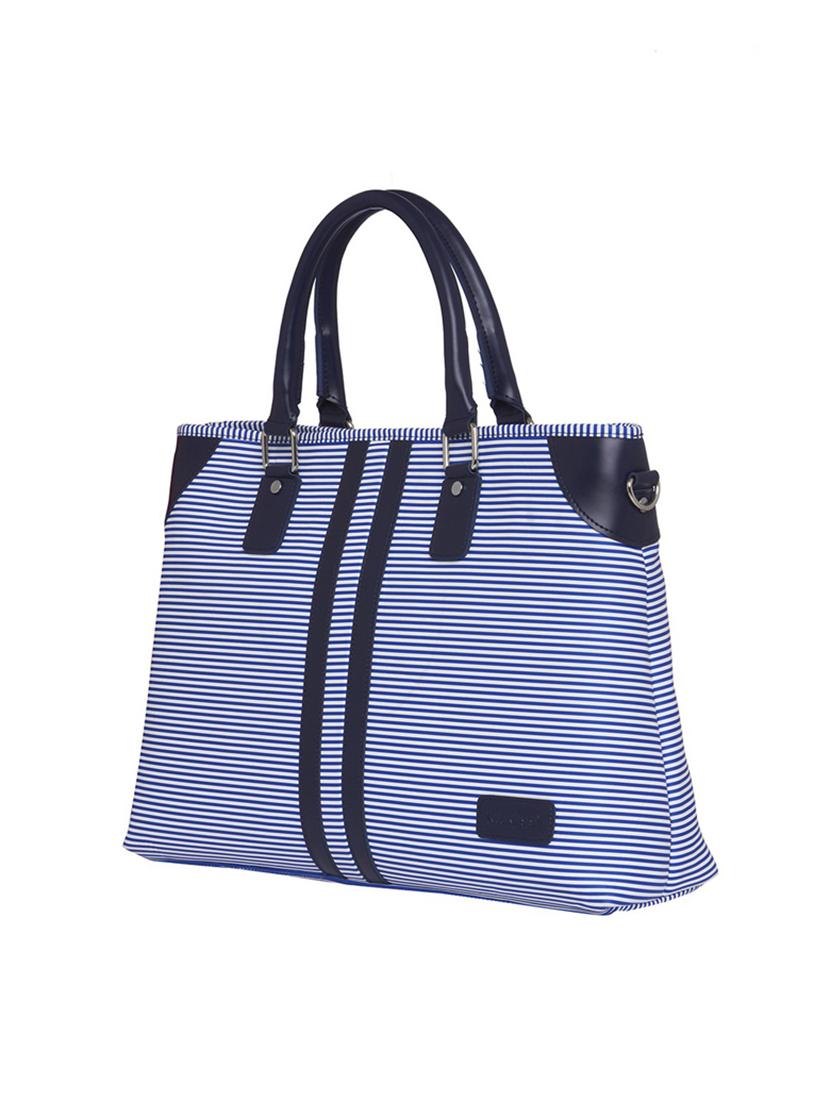 blue leatherette (pu) laptop bag - 15345557 - Zoom Image - 4