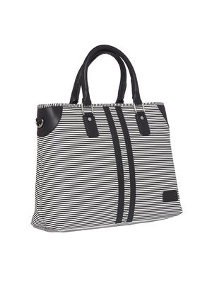 black leatherette (pu) laptop bag - 15345568 - Standard Image - 4