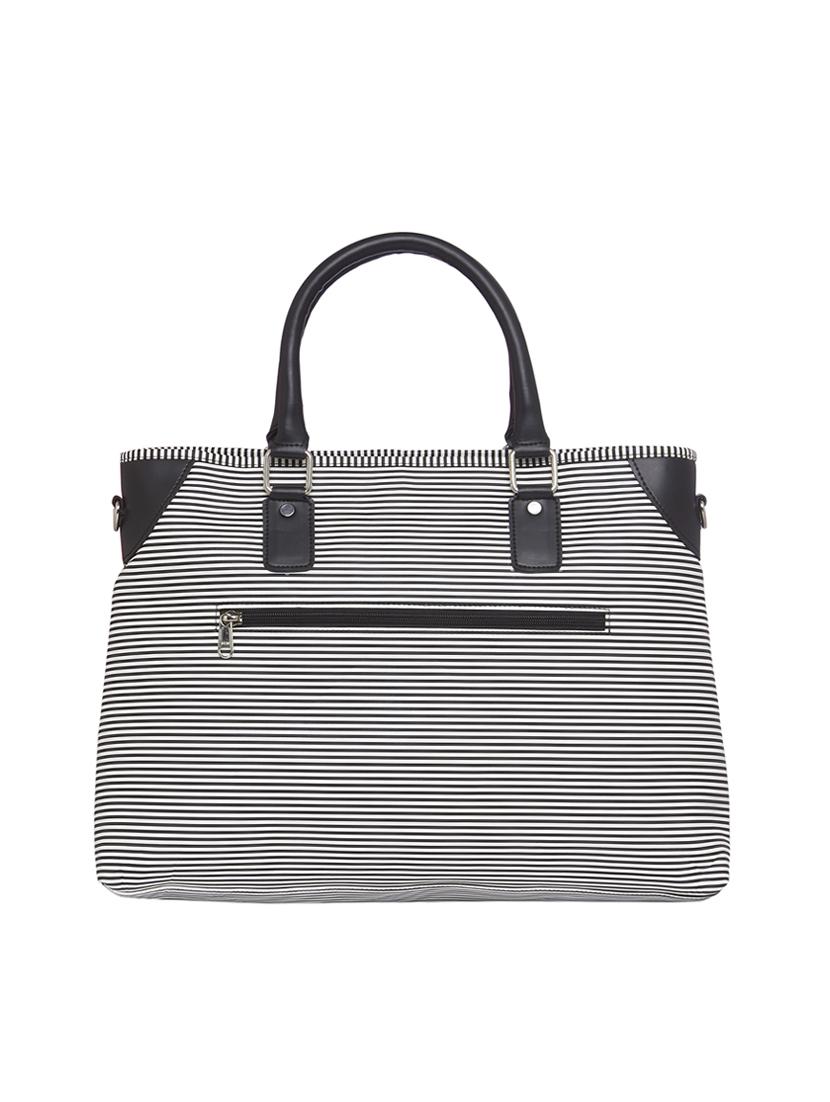 black leatherette (pu) laptop bag - 15345568 - Zoom Image - 2
