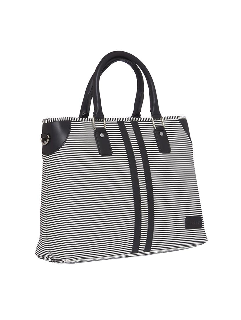 black leatherette (pu) laptop bag - 15345568 - Zoom Image - 4
