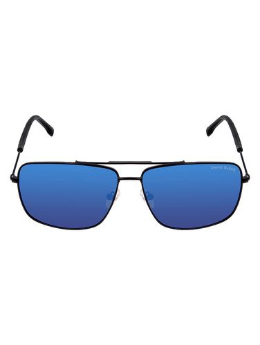David Blake Blue Rectangular Polarised & UV Protected Sunglass - 15347008 - Very Small Image - 1