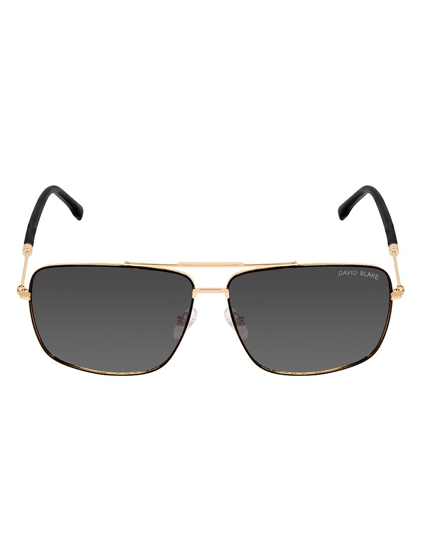 David Blake Green Rectangular Polarised & UV Protected Sunglass - 15347010 - Zoom Image - 1