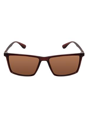 David Blake Brown Rectangular Polarised & UV Protected Sunglass - 15347017 - Standard Image - 1