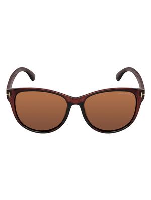 David Blake Brown Round Polarised & UV Protected Sunglass - 15347020 - Standard Image - 1