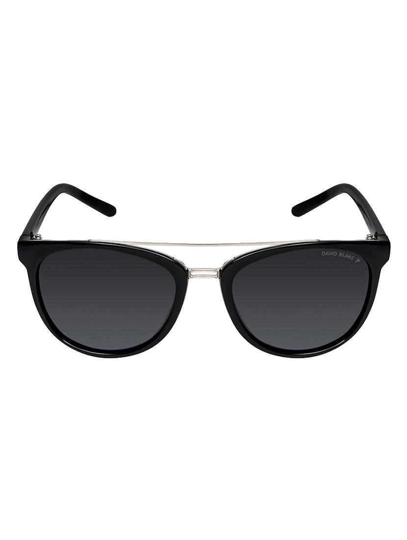 David Blake Black Round Polarised & UV Protected Sunglass - 15347027 - Zoom Image - 1