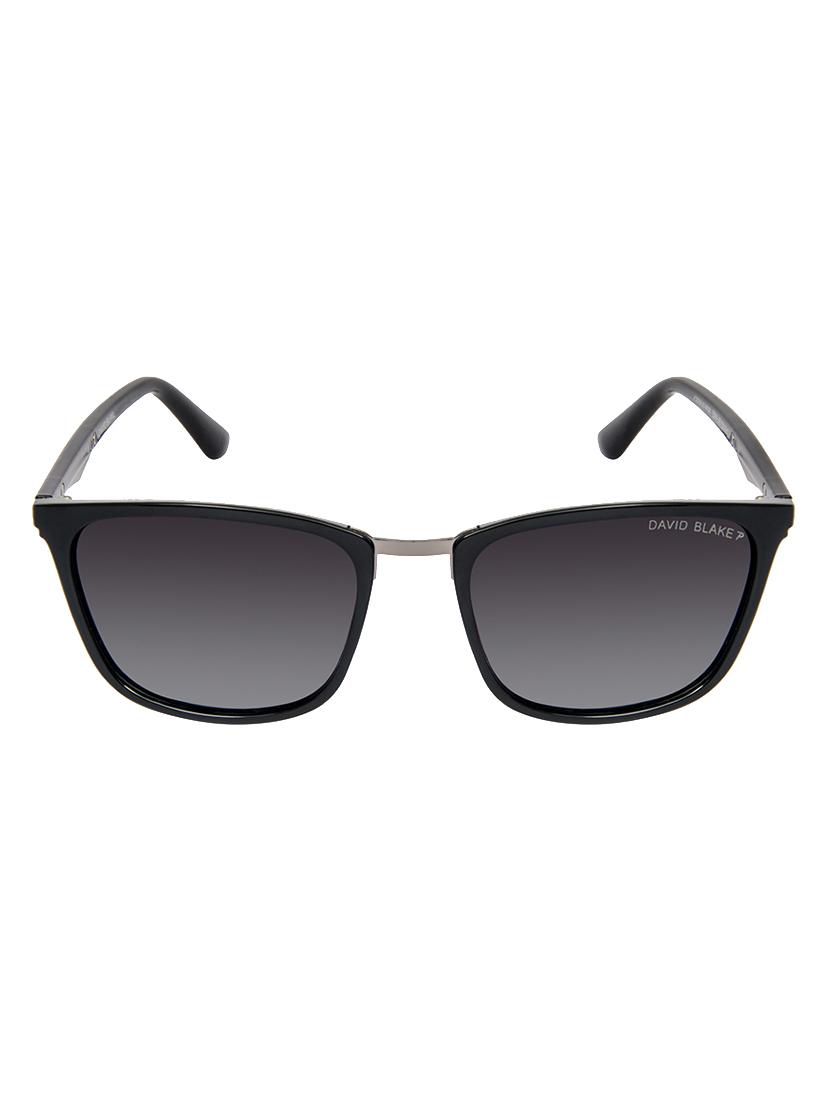 David Blake Grey Wayfarer Gradient, Polarised & UV Protected Sunglass - 15347033 - Zoom Image - 1